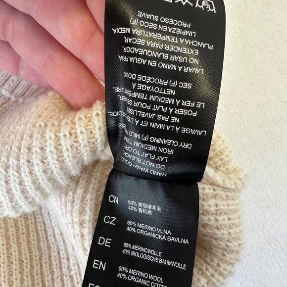 Kuhl Womens Norda Merino Wool Organic Cotton Waffle Knit Waffle Quarter Zip XL - Picture 11 of 14